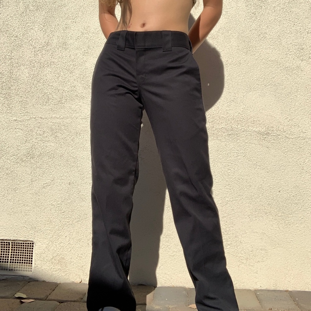 SOLD ON DEPOP Dickies Slim Straight Black Pants 🖤
